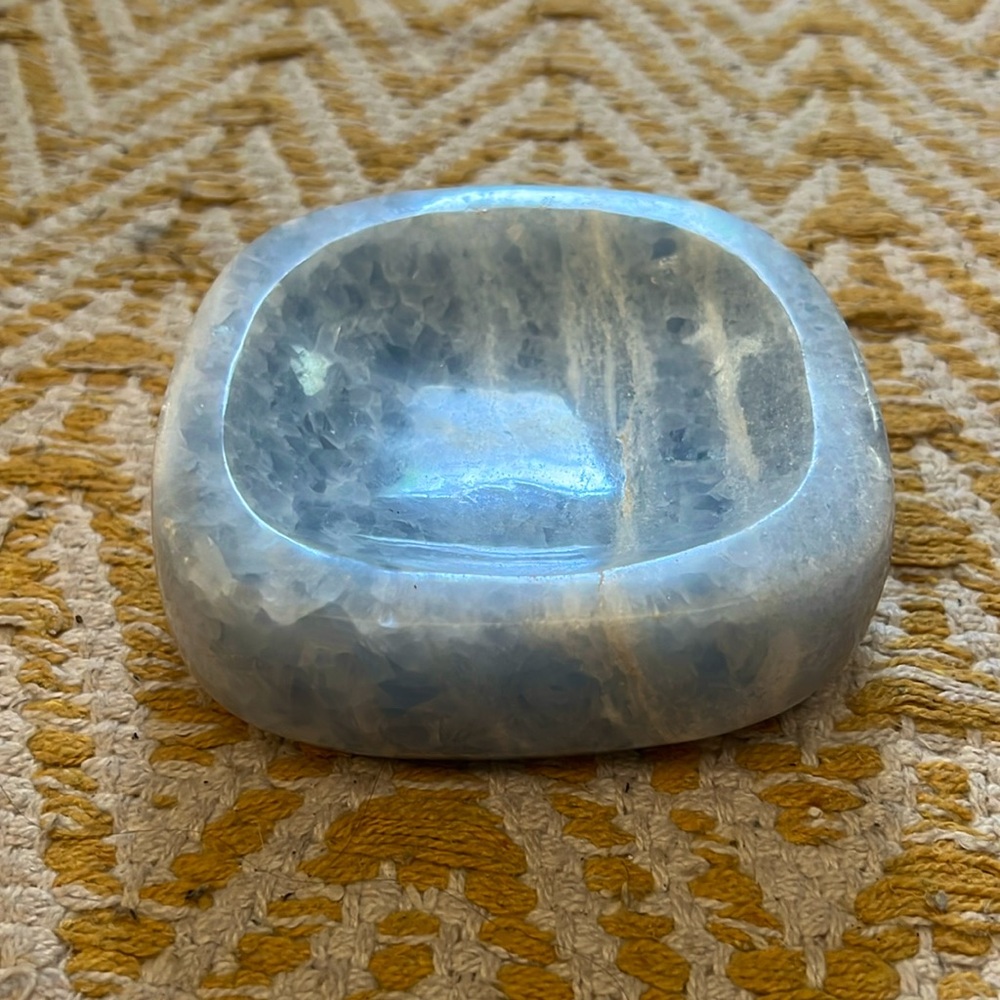 👀BLUE LACE AGATE DISH